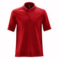 Bright Red-Black - Front - Stormtech Mens Endurance Polo Shirt