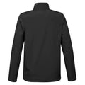 Black-Azure Blue - Side - Stormtech Mens Orbiter Soft Shell Jacket