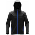 Black-Azure Blue - Front - Stormtech Mens Orbiter Soft Shell Jacket