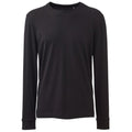 Black - Front - Anthem Mens Long-Sleeved T-Shirt