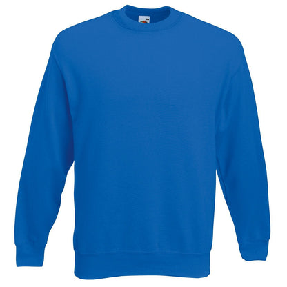 Royal Blue - Front - Fruit Of The Loom Mens Classic 80-20 Set-in Sweatshirt