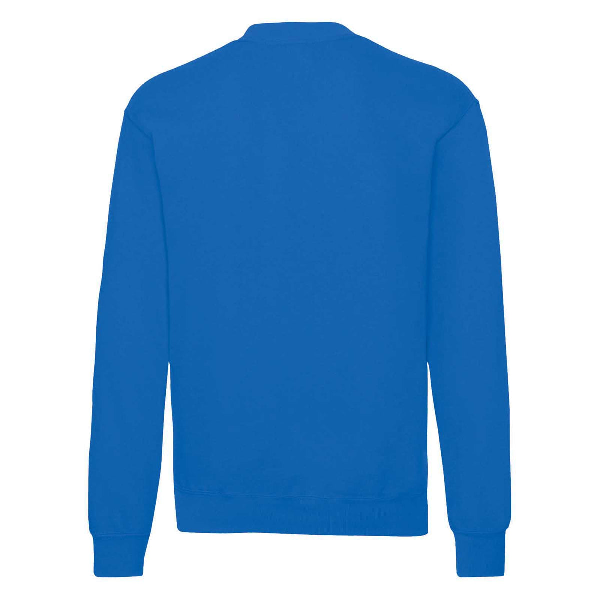 Royal Blue - Back - Fruit Of The Loom Mens Classic 80-20 Set-in Sweatshirt