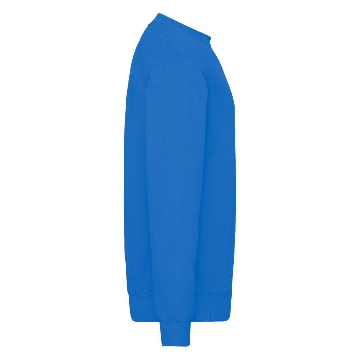 Royal Blue - Side - Fruit Of The Loom Mens Classic 80-20 Set-in Sweatshirt