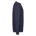 Deep Navy - Side - Fruit of the Loom Mens Classic 80-20 Set-in Sweatshirt