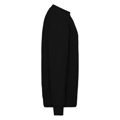 Black - Side - Fruit Of The Loom Mens Classic 80-20 Set-in Sweatshirt