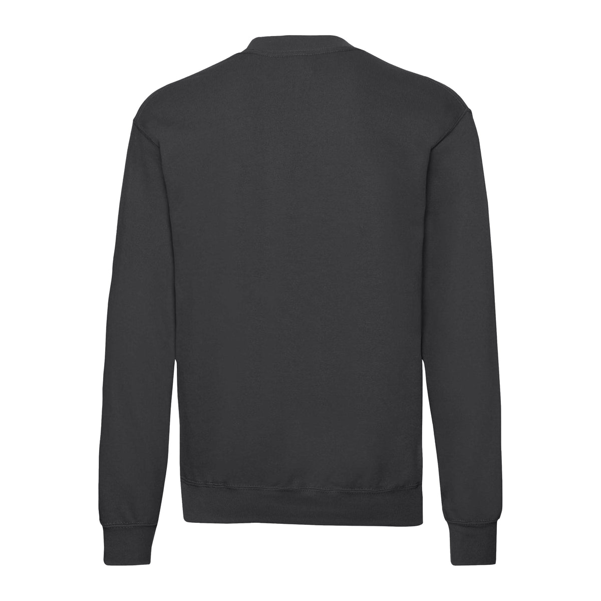 Light Graphite - Back - Fruit Of The Loom Mens Classic 80-20 Set-in Sweatshirt