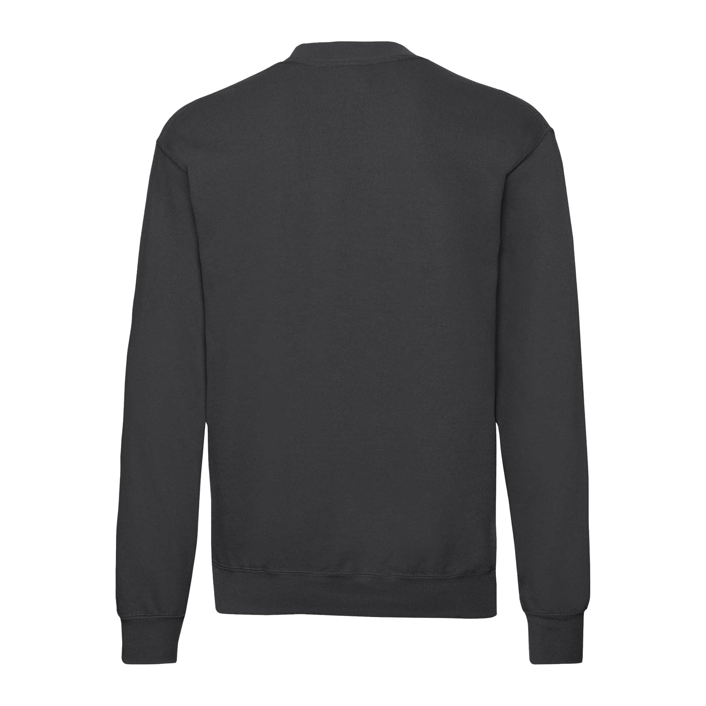 Light Graphite - Back - Fruit Of The Loom Mens Classic 80-20 Set-in Sweatshirt