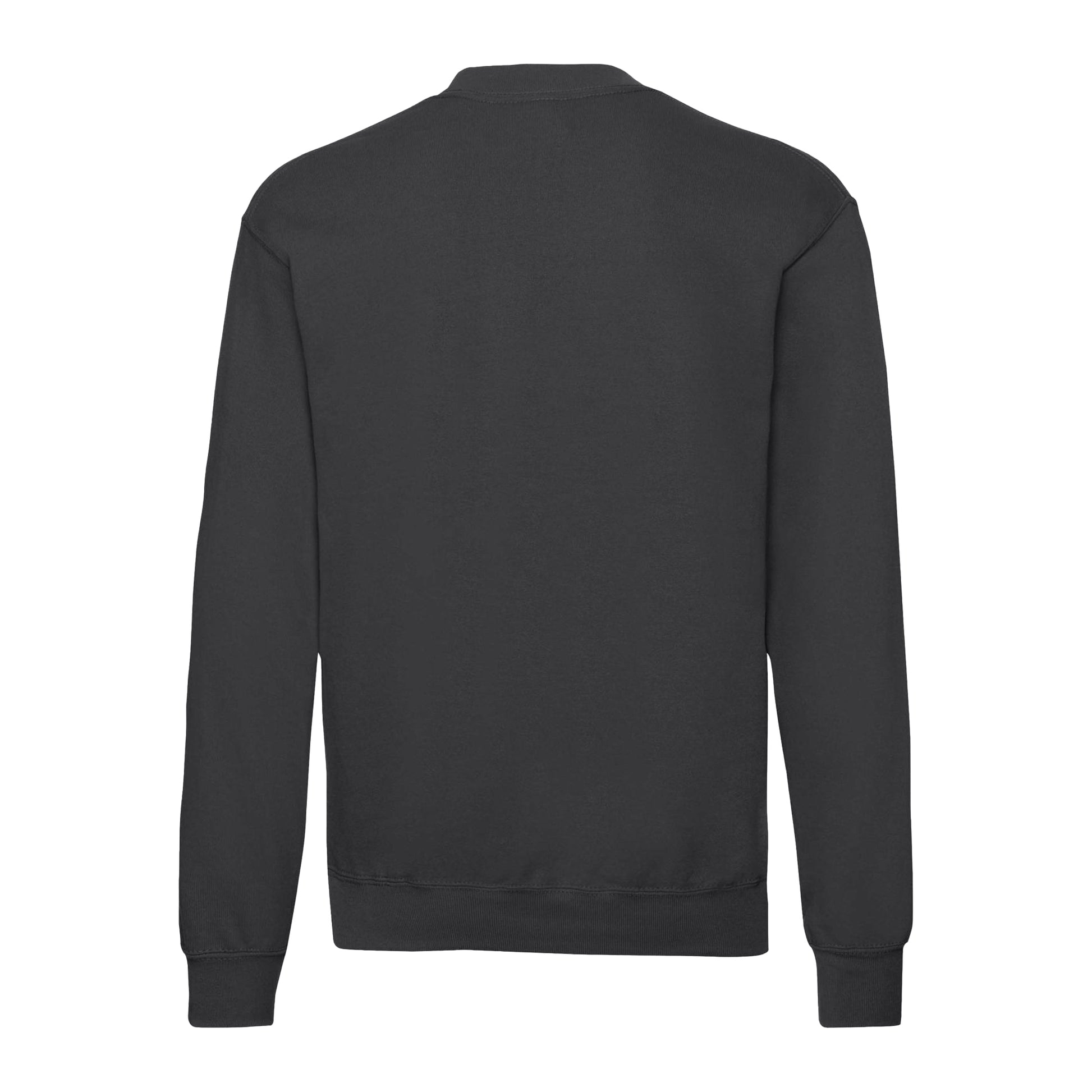 Light Graphite - Back - Fruit Of The Loom Mens Classic 80-20 Set-in Sweatshirt
