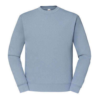 Mineral Blue - Front - Fruit Of The Loom Mens Classic 80-20 Set-in Sweatshirt