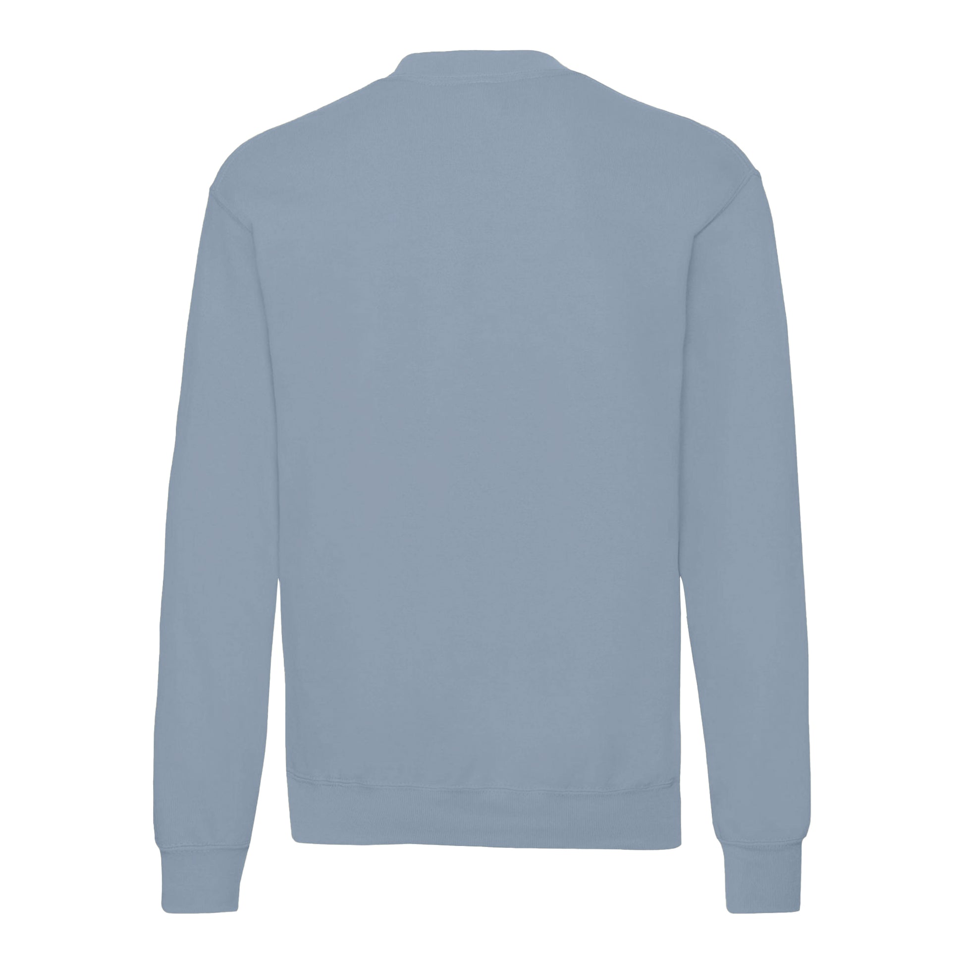 Mineral Blue - Back - Fruit Of The Loom Mens Classic 80-20 Set-in Sweatshirt
