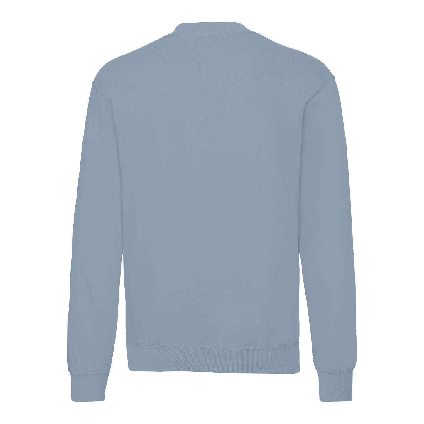 Mineral Blue - Back - Fruit Of The Loom Mens Classic 80-20 Set-in Sweatshirt