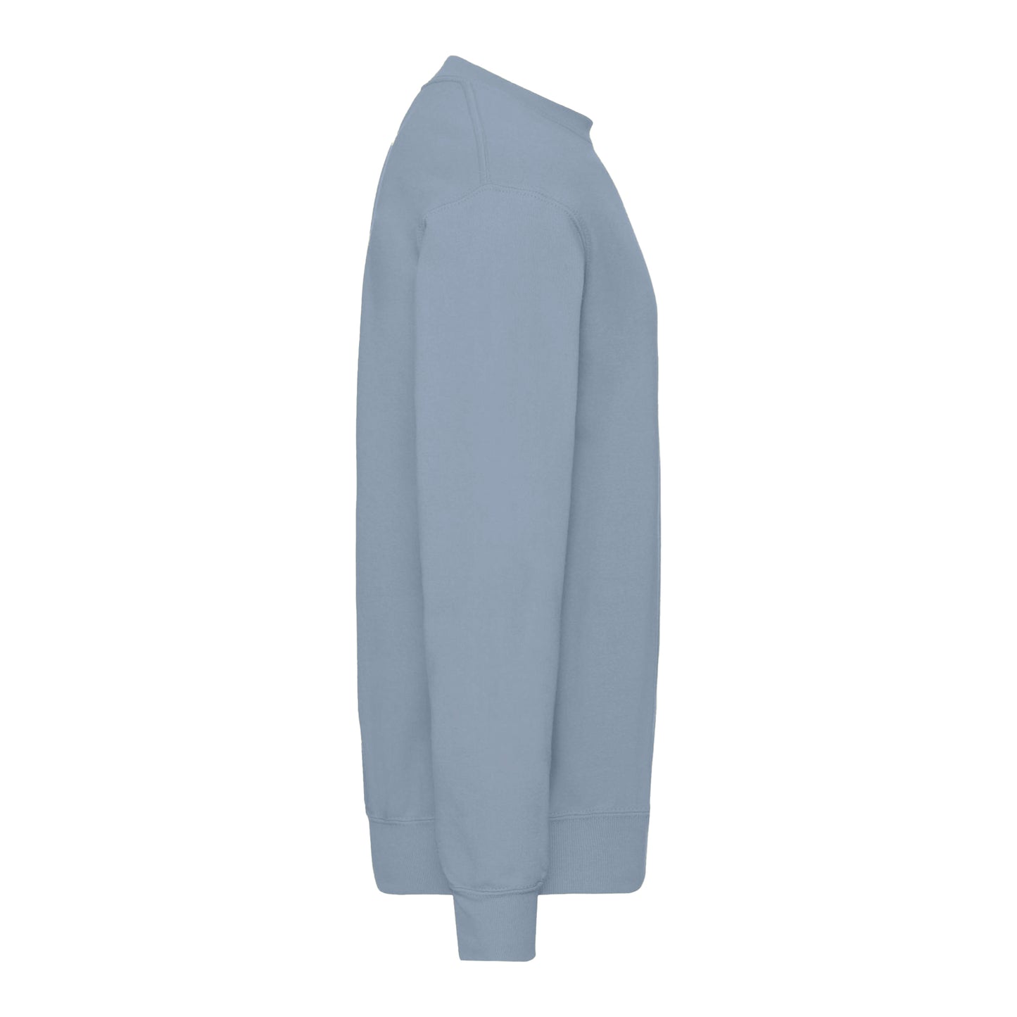 Mineral Blue - Side - Fruit Of The Loom Mens Classic 80-20 Set-in Sweatshirt