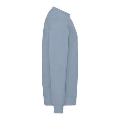 Mineral Blue - Side - Fruit Of The Loom Mens Classic 80-20 Set-in Sweatshirt