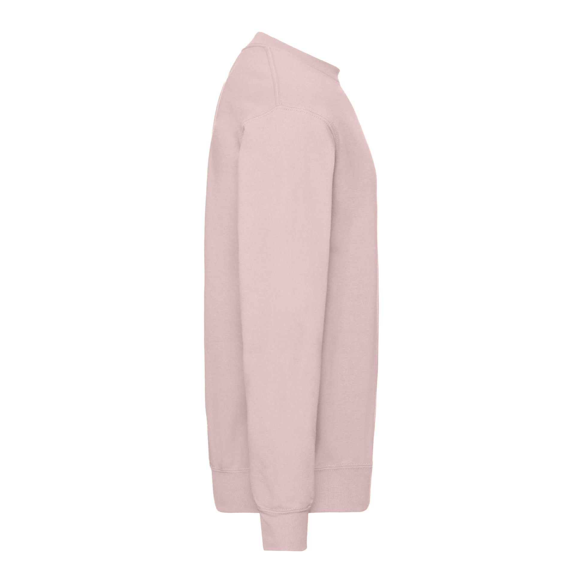 Powder Rose - Side - Fruit Of The Loom Mens Classic 80-20 Set-in Sweatshirt