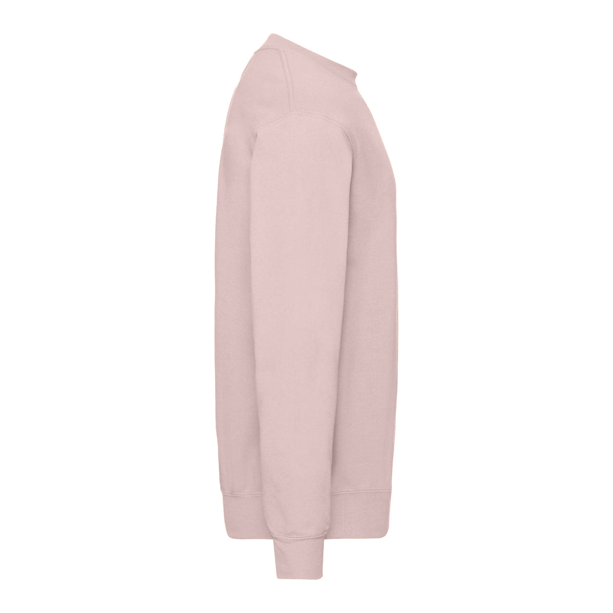 Powder Rose - Side - Fruit Of The Loom Mens Classic 80-20 Set-in Sweatshirt