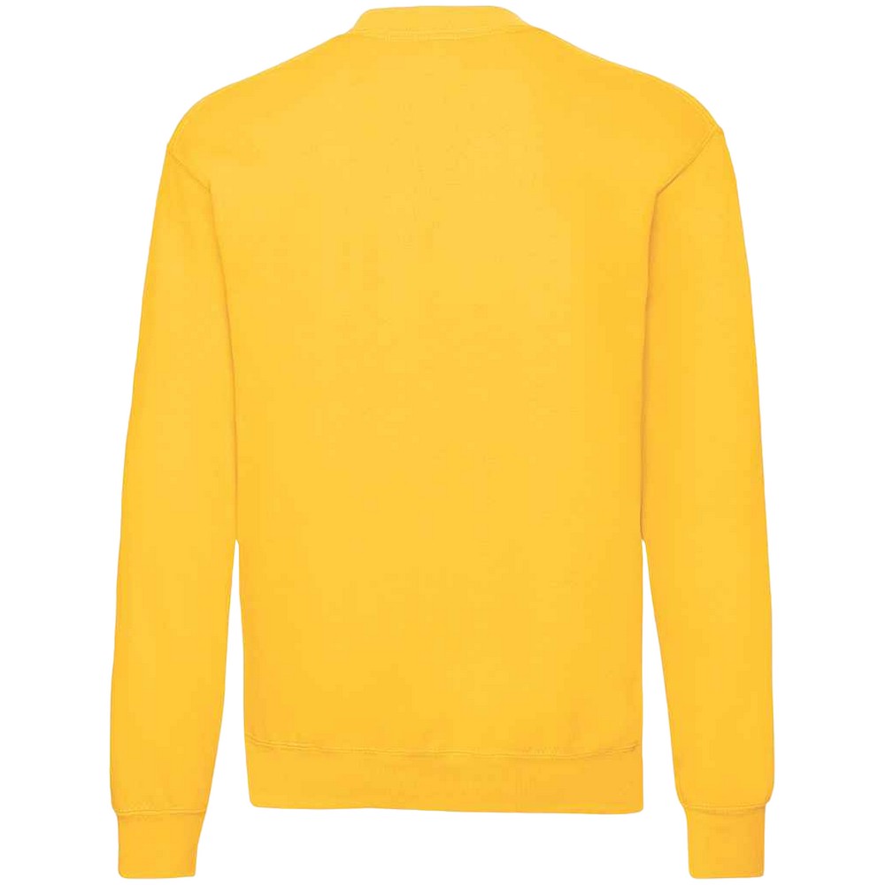 Sunflower - Back - Fruit Of The Loom Mens Classic 80-20 Set-in Sweatshirt