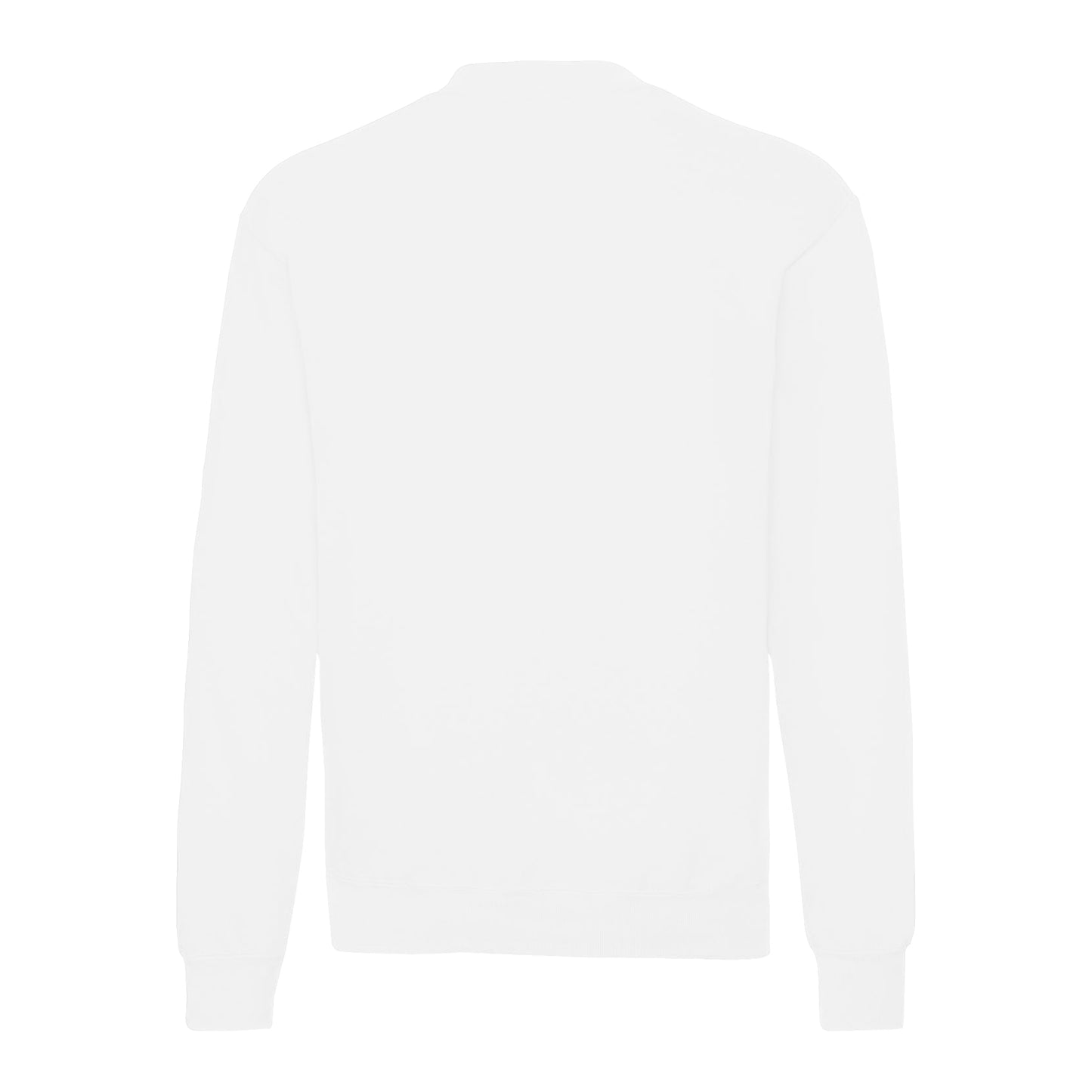 White - Lifestyle - Fruit Of The Loom Mens Classic 80-20 Set-in Sweatshirt
