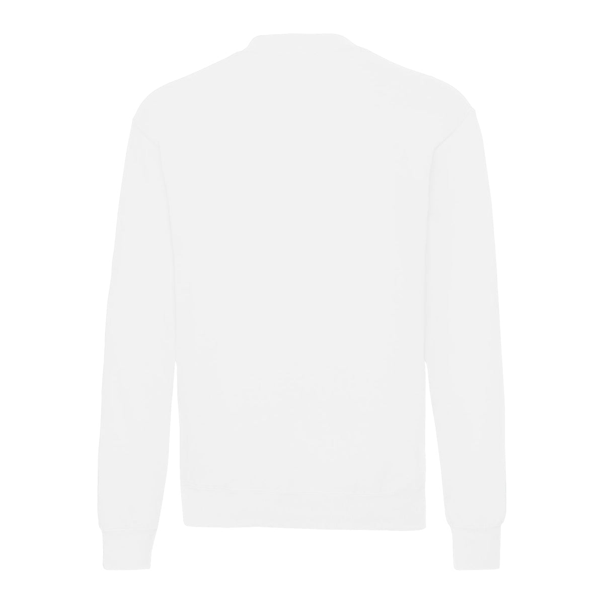 White - Lifestyle - Fruit Of The Loom Mens Classic 80-20 Set-in Sweatshirt