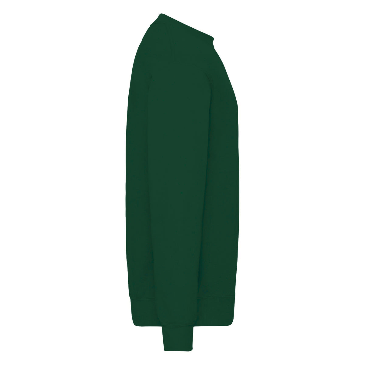 Bottle Green - Side - Fruit Of The Loom Mens Classic 80-20 Set-in Sweatshirt