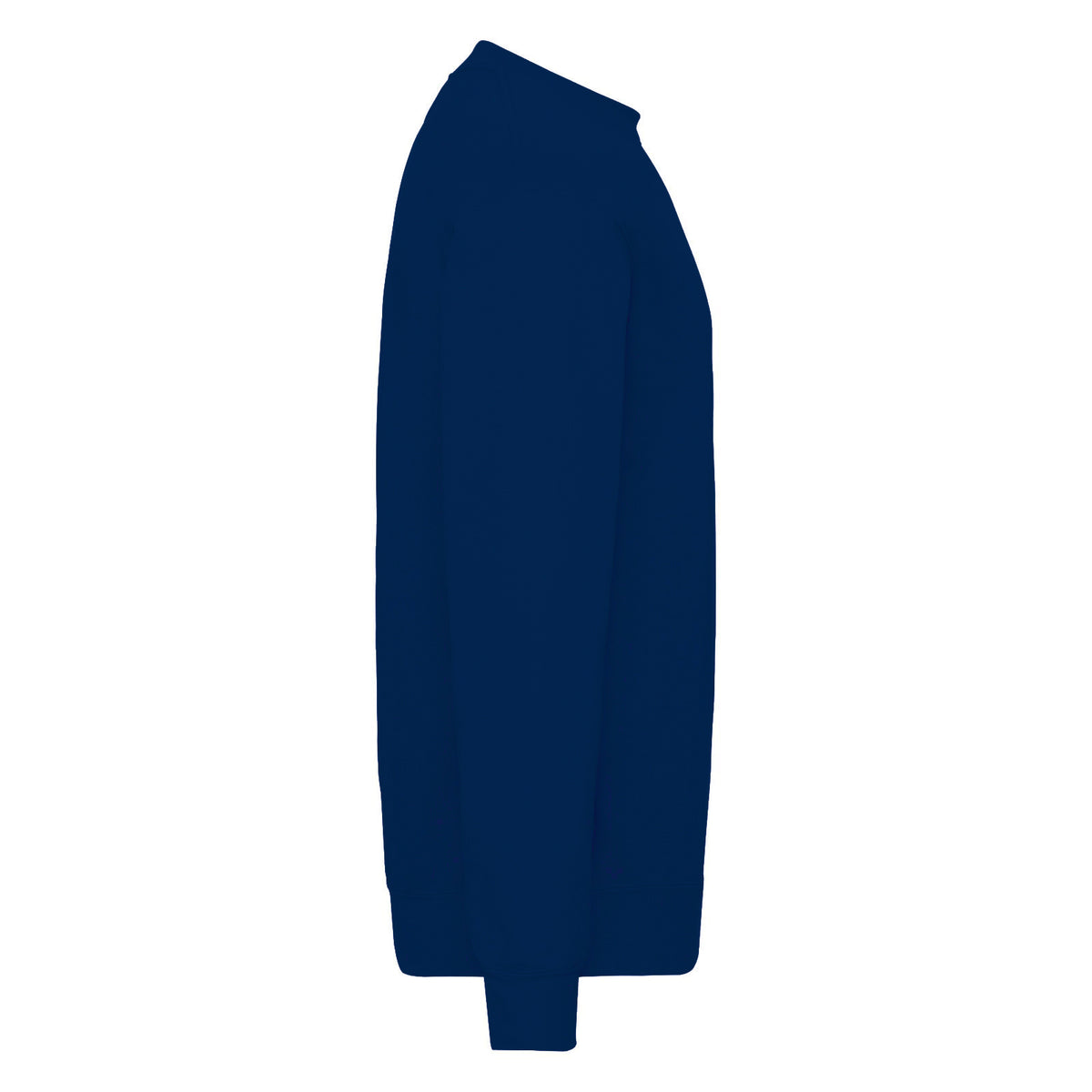 Navy - Side - Fruit Of The Loom Mens Classic 80-20 Set-in Sweatshirt