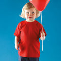 Red - Side - Larkwood Baby-Childrens Crew Neck T-Shirt - Schoolwear