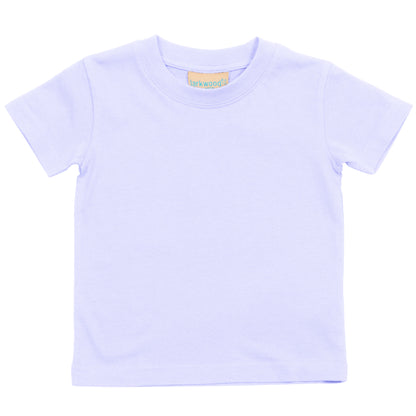 Pale Blue - Front - Larkwood Baby-Childrens Crew Neck T-Shirt - Schoolwear
