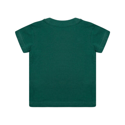 Bottle Green - Back - Larkwood Baby-Childrens Crew Neck T-Shirt - Schoolwear