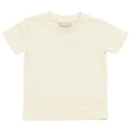 Pale Yellow - Front - Larkwood Baby-Childrens Crew Neck T-Shirt - Schoolwear