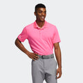 Pink - Back - Adidas Mens Polo Shirt