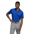 Royal Blue - Side - Adidas Mens Performance Polo Shirt