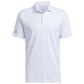 White - Front - Adidas Mens Polo Shirt