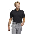 Black - Side - Adidas Mens Performance Polo Shirt