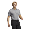 Grey - Side - Adidas Mens Polo Shirt