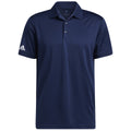 Navy - Front - Adidas Mens Polo Shirt
