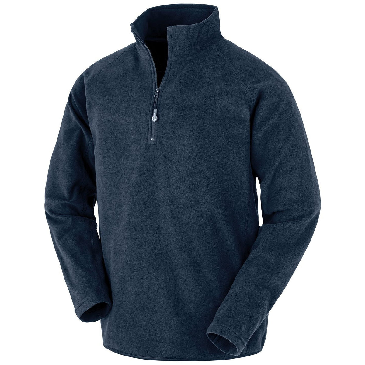 Navy - Front - Result Genuine Recycled Mens Fleece Top