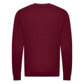 Burgundy - Back - Awdis Unisex Adult Organic Sweatshirt