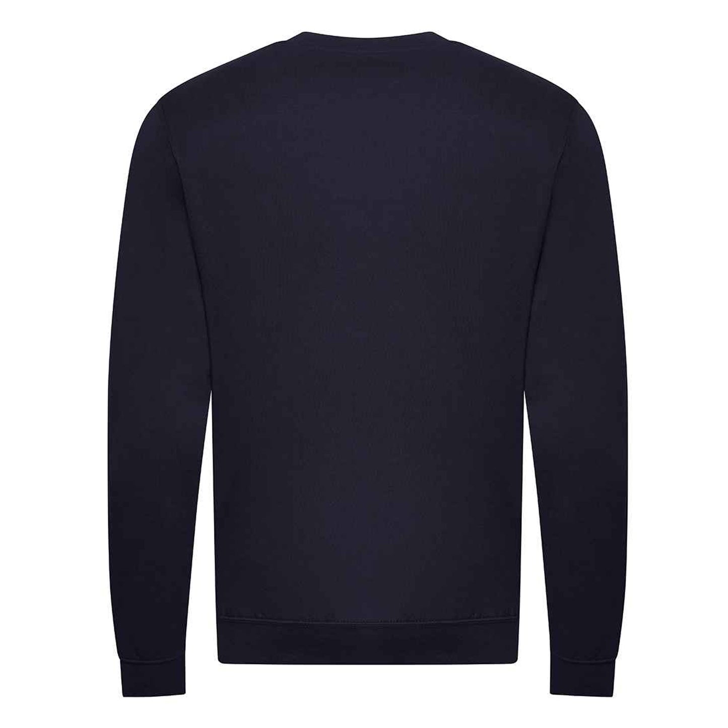 French Navy - Back - Awdis Unisex Adult Organic Sweatshirt