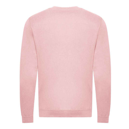 Baby Pink - Back - Awdis Unisex Adult Organic Sweatshirt