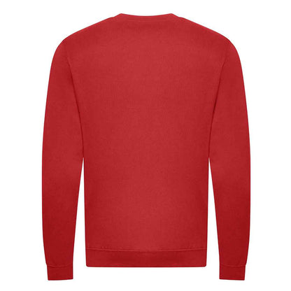 Fire - Back - Awdis Unisex Adult Organic Sweatshirt