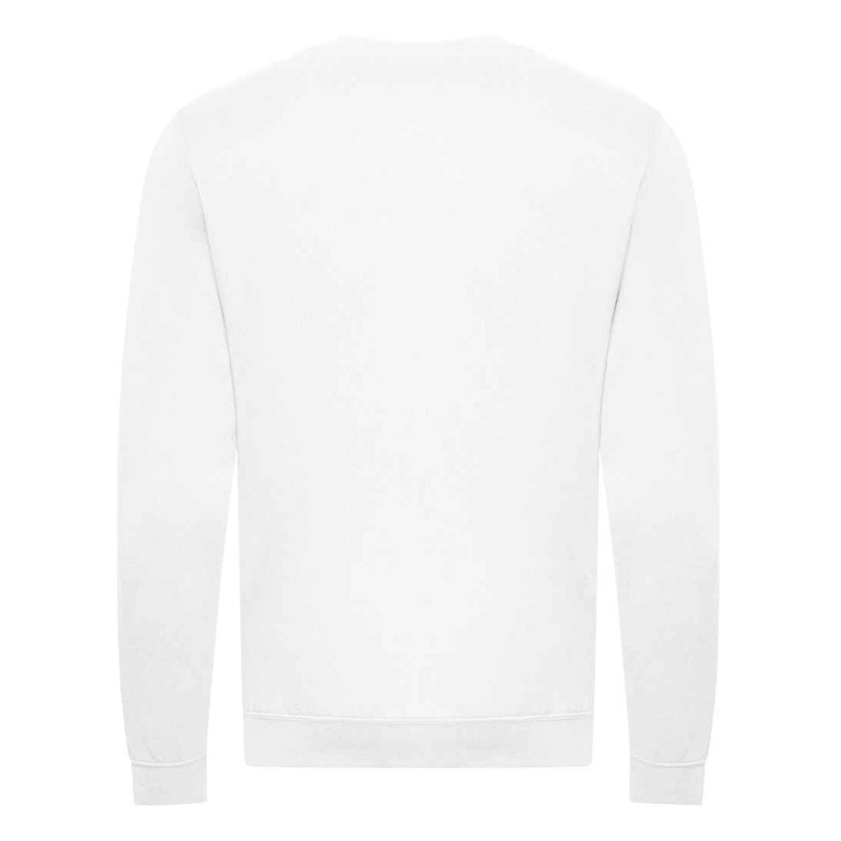 Arctic White - Back - Awdis Unisex Adult Organic Sweatshirt