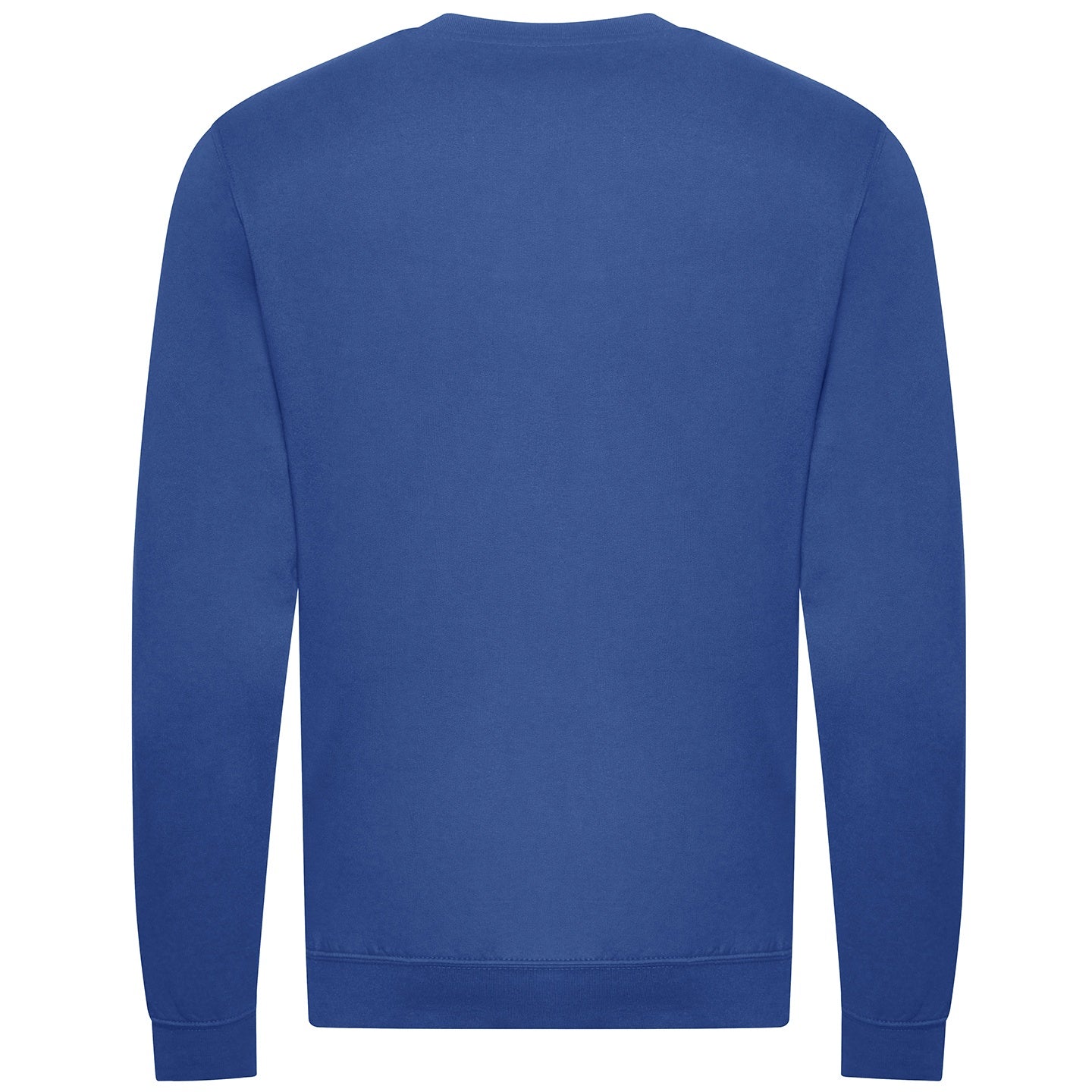 Royal Blue - Back - Awdis Unisex Adult Organic Sweatshirt