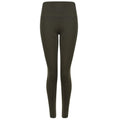 Olive Green - Front - Tombo Womens-Ladies Core Leggings