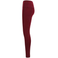 Burgundy - Back - Tombo Womens-Ladies Core Leggings