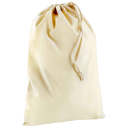 Natural - Front - Westford Mill Stuff Drawstring Bag