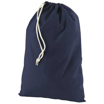 Navy - Back - Westford Mill Stuff Drawstring Bag