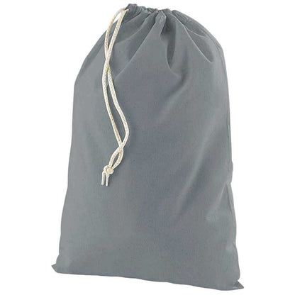 Pure Grey - Back - Westford Mill Stuff Drawstring Bag
