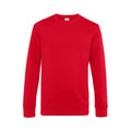 Red - Front - B&C Mens King Sweatshirt