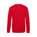 Red - Back - B&C Mens King Sweatshirt