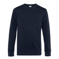 Navy Blue - Front - B&C Mens King Sweatshirt