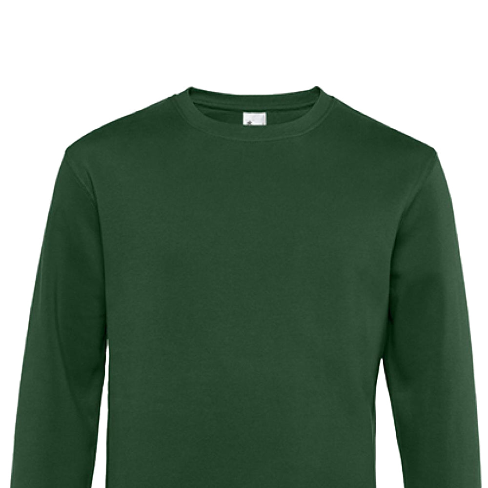 Bottle Green - Back - B&C Mens King Sweatshirt